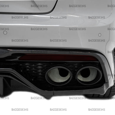 KIA - FL - Stinger - Rear Bumper Reflector Tint