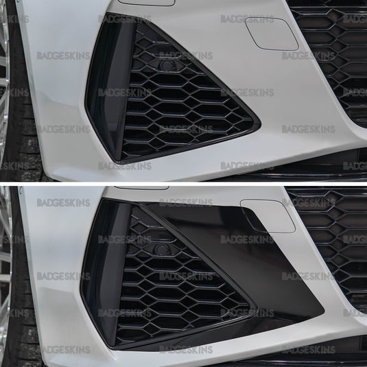 Audi - C8 - RS6 - Front Bumper Side Vent Accent