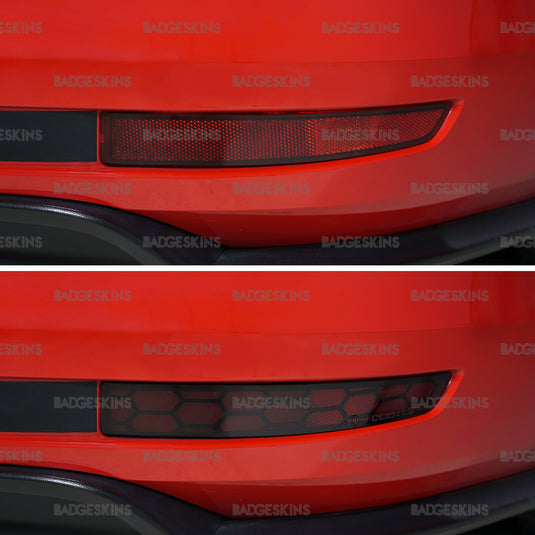 VW - MK6.5 - Jetta - Rear Bumper Reflector Honeycomb Tint
