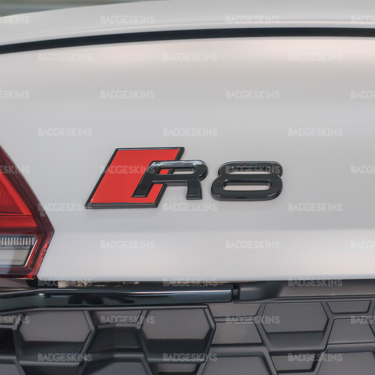 Audi - Type 4S - R8 - Rear R8 Badge Rhombus Inlay