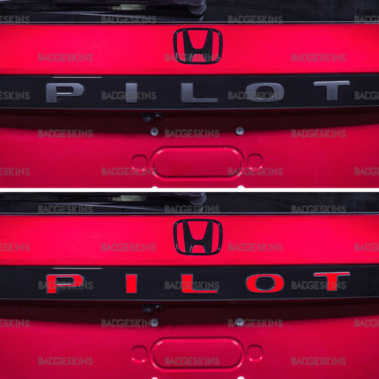 Honda - YG1/2 - Pilot - Rear PILOT Badge Overlay