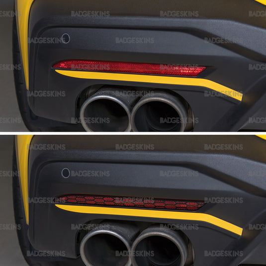 Ford - S650 - Mustang - Rear Bumper Reflector Honeycomb Tint
