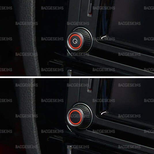 VW - MK6 - Headunit Power Button Blackout Set