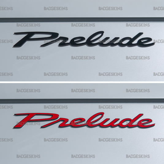 Honda - 6th Gen - Prelude - Rear Prelude Badge Overlay