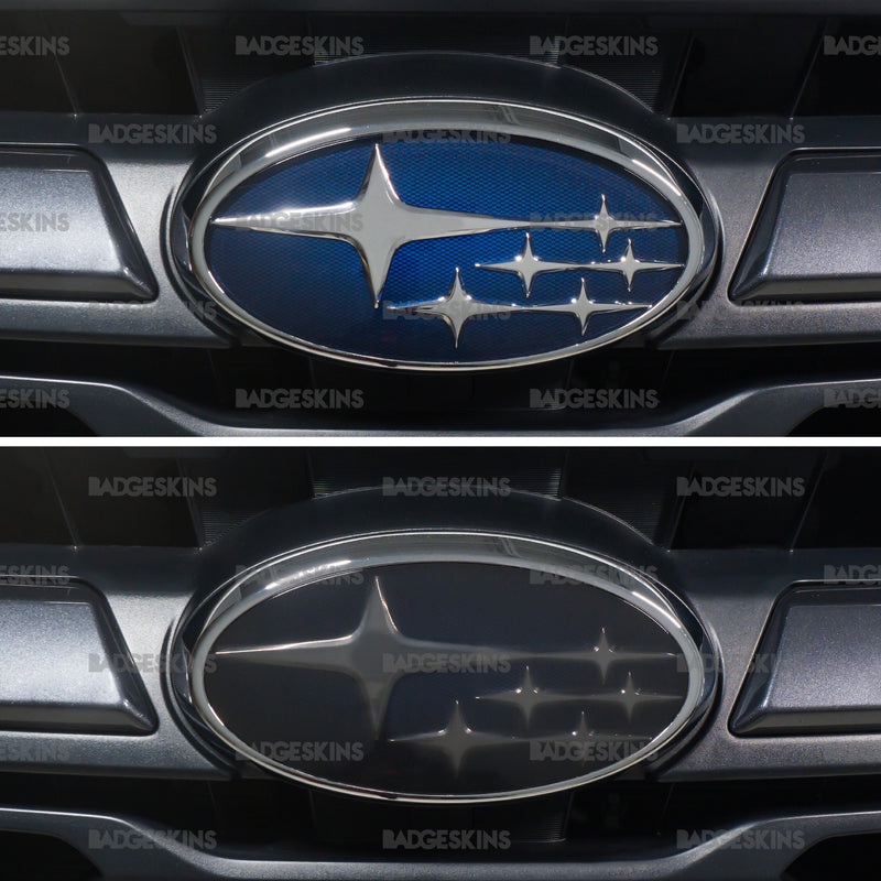 Load image into Gallery viewer, Subaru - 6th Gen/6th Gen FL - Outback - Front Subaru Tinted Emblem Overlay
