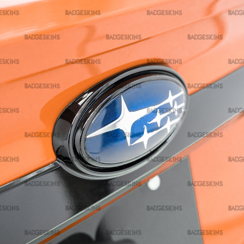 Load image into Gallery viewer, Subaru - VB - WRX - Rear Subaru Emblem Chrome Delete
