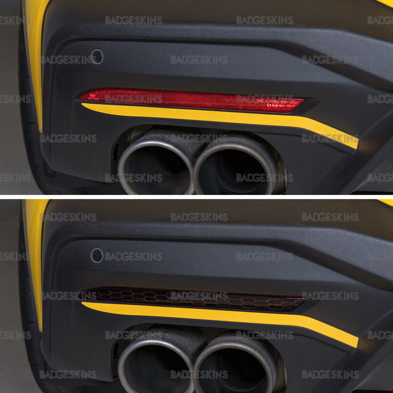 Load image into Gallery viewer, Ford - S650 - Mustang - Rear Bumper Reflector Honeycomb Tint
