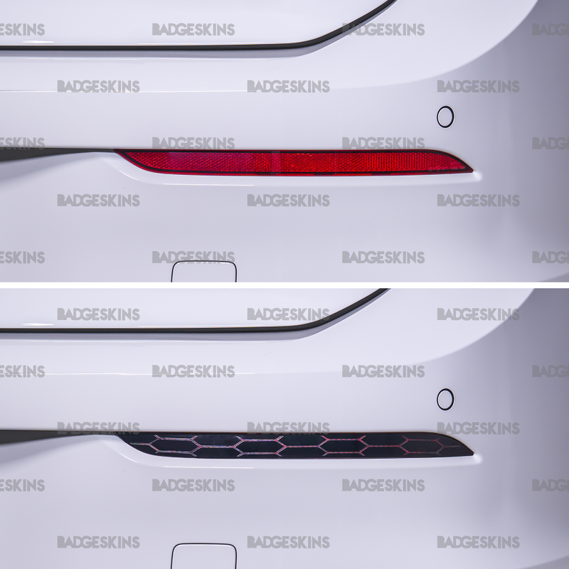 Load image into Gallery viewer, VW - MK8/8.5 - Golf - Rear Bumper Reflector Honeycomb Tint

