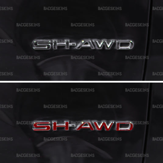 Acura - 3rd Gen - RDX - Rear SH-AWD Badge Overlay
