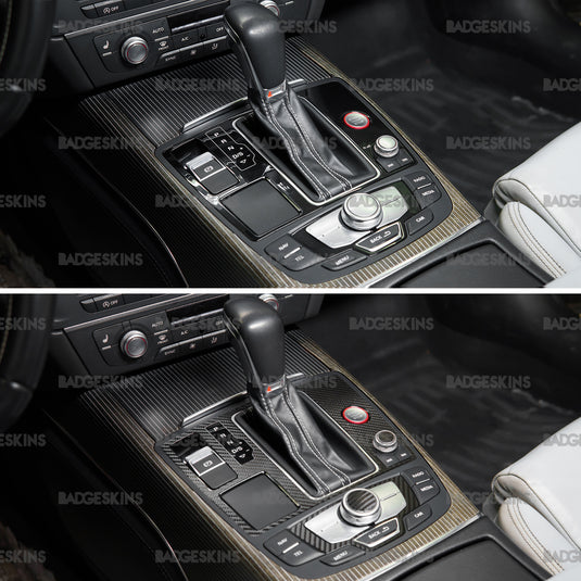 Audi - C7/7.5 - A6/S6/RS6 - Center Console Overlay