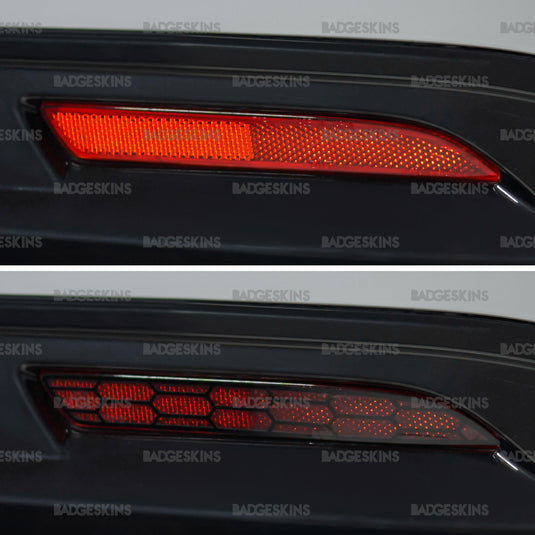 Honda - 6th Gen - Prelude - Rear Bumper Honeycomb Reflector Tint