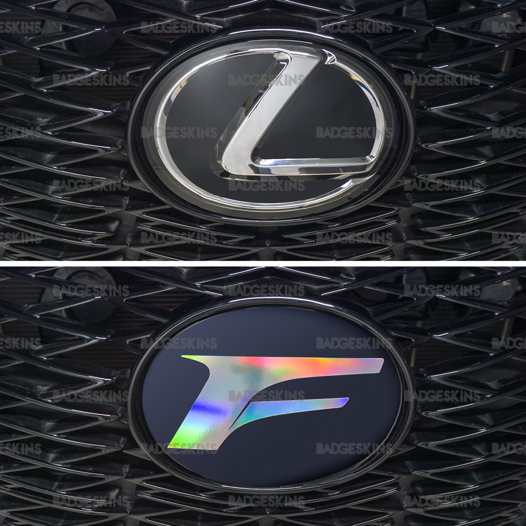 Lexus - Front Smooth Emblem Overlay – Badgeskins