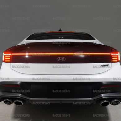 Hyundai - 8G FL - Sonata - Hatch Taillight Clear Lens Black Out Kit