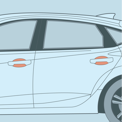 Acura - DE - Integra - Door Cup PPF