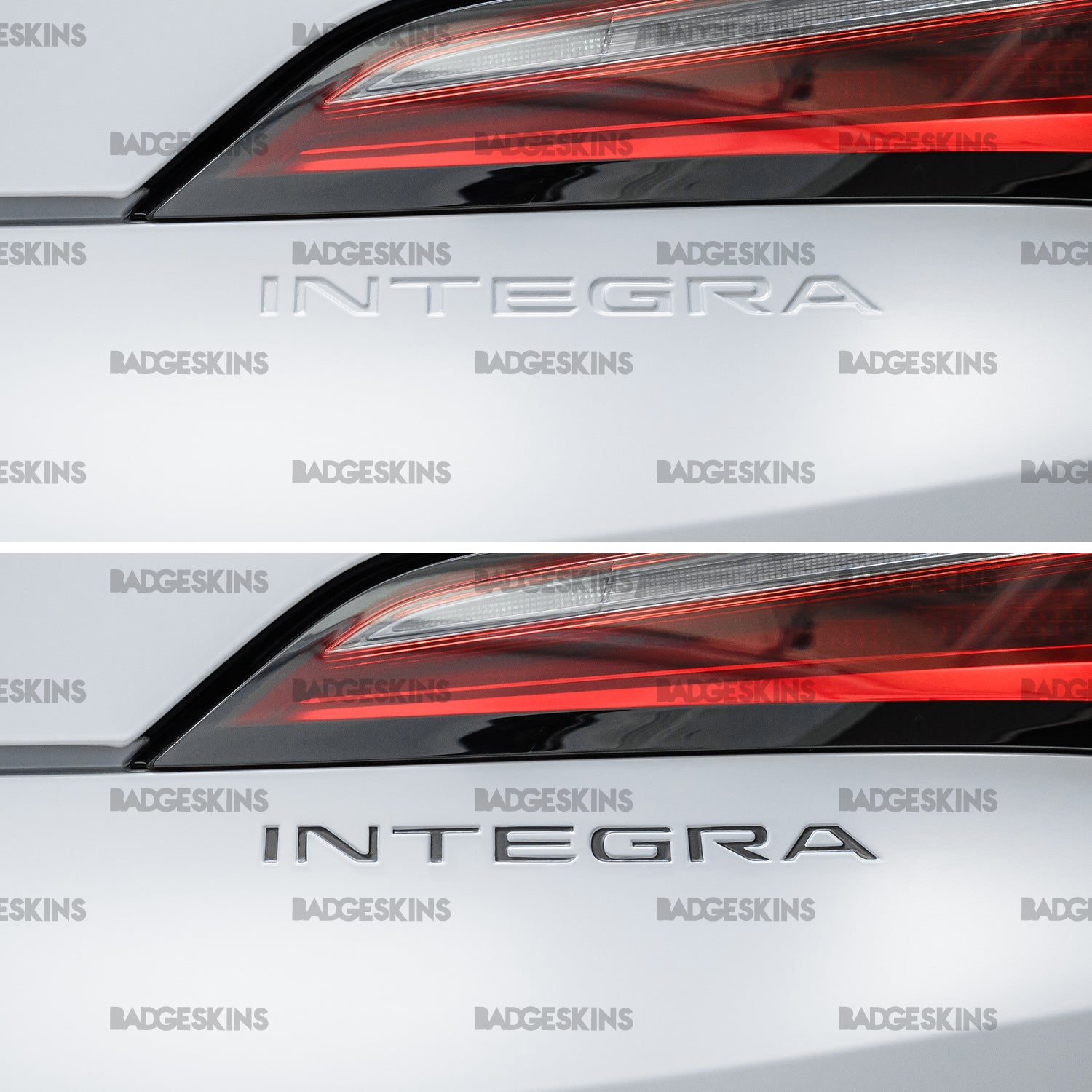 Acura - DE - Integra - Bumper Integra Lettering Inlay Set – Badgeskins