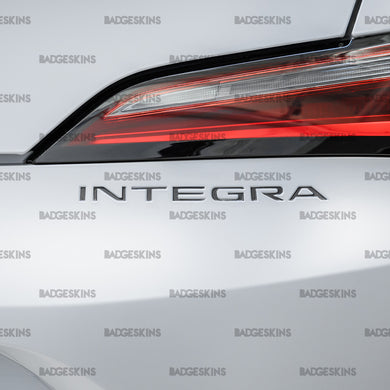 Acura - DE - Integra - Bumper Integra Lettering Inlay Set