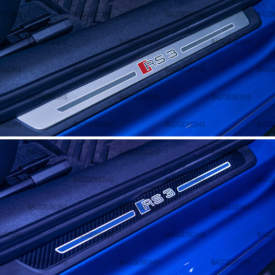 Audi - 8V - RS3 - Doorsill RS3 Chrome Overlay