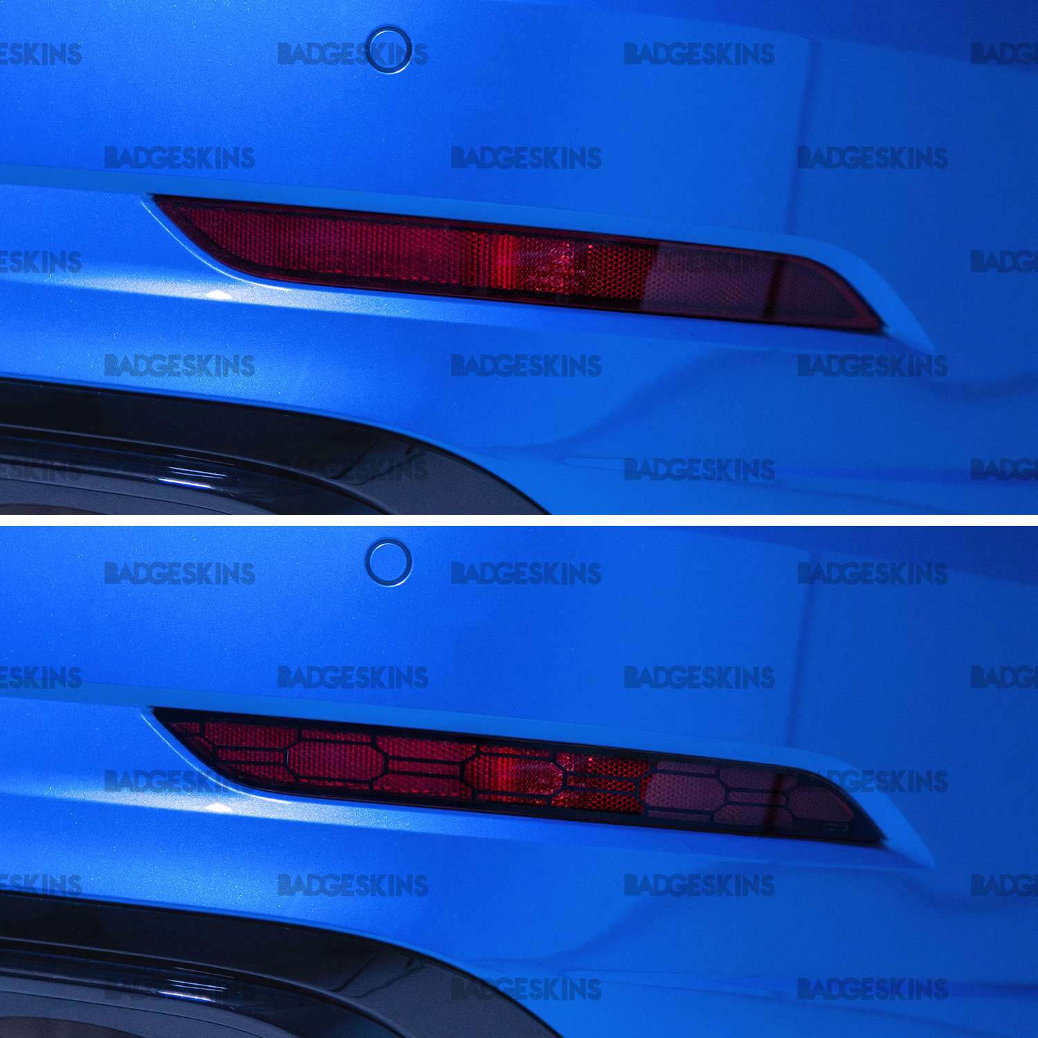 Audi - 8.5V - A3/S3/RS3 Face Lift - Rear Bumper Reflector Honeycomb Ti ...