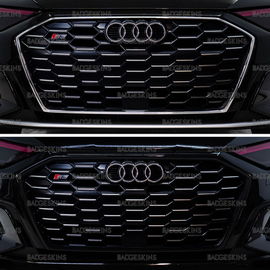 Audi - 8Y - S3 -  Front Grille Chrome Delete Kit