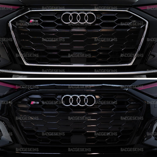 Audi - 8Y - S3 -  Front Grille Chrome Delete Kit