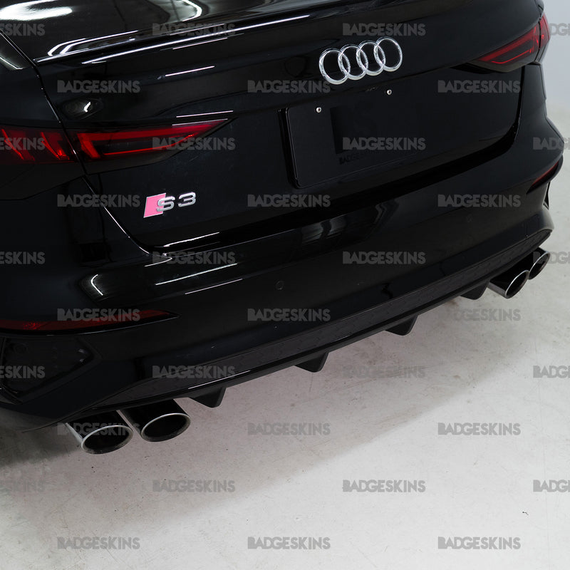 Load image into Gallery viewer, Audi - 8Y - S3 -  Rear Bumper Chrome Lip Delete
