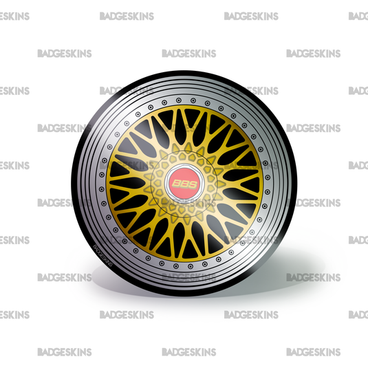 Wheel Decal - BBS RS Gold