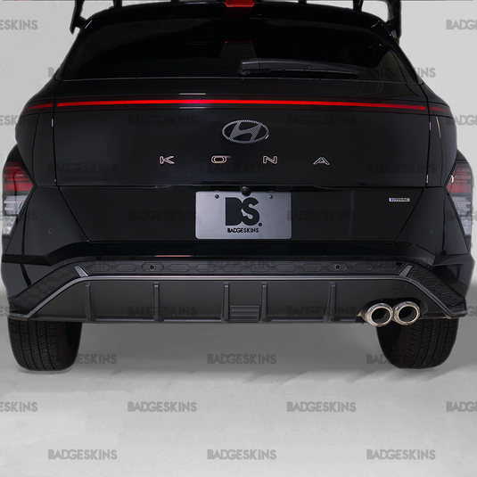 Hyundai - SX2 - Kona N Line - Rear Bumper Diffuser Accent Overlay