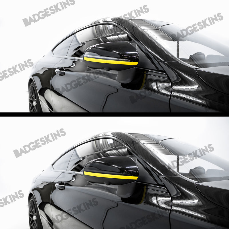 Load image into Gallery viewer, Mercedes - C63S Coupe - Side Mirror Clear Indicator Lens Tint (2017 - 2018 NA)

