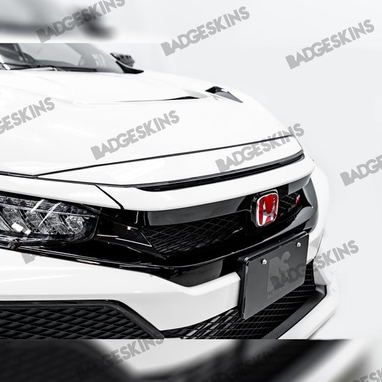 Honda - 10th Gen - Civic Type R - Front Upper Grille Cowl Accent ...