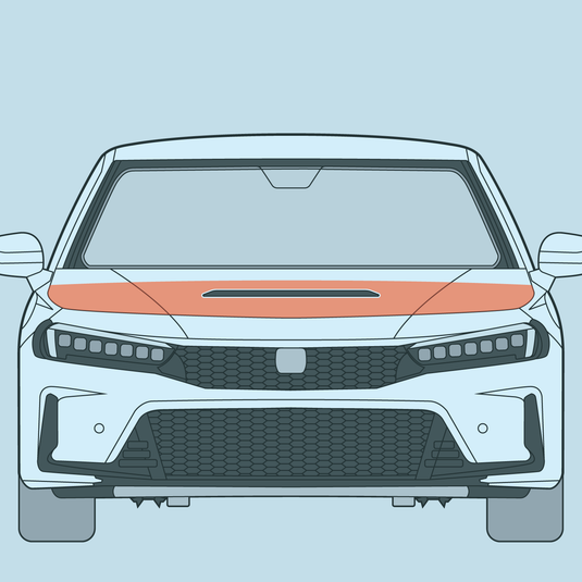 Honda - 11th Gen - Civic Type R - Partial Hood PPF