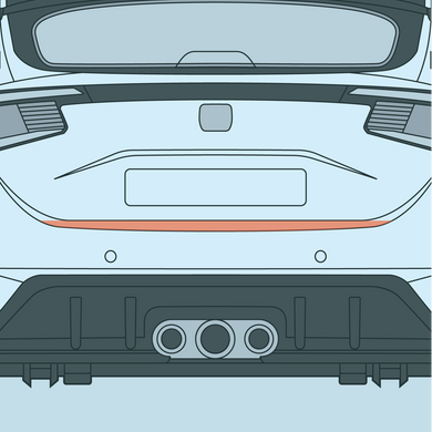 Honda - 11th Gen - Civic HB - Trunk Ledge PPF