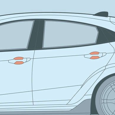 Honda - 10th Gen - Civic Type R - Door Cup PPF