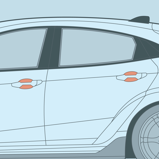 Honda - 10th Gen - Civic Type R - Door Cup PPF