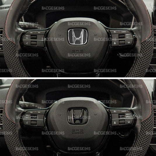 Honda - 11th Gen - Civic - Steering Wheel Emblem Overlay