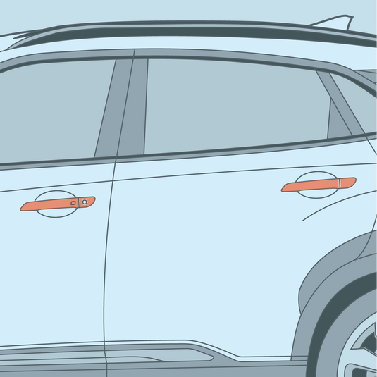 Hyundai - 1st Gen - Kona - Door Handle PPF