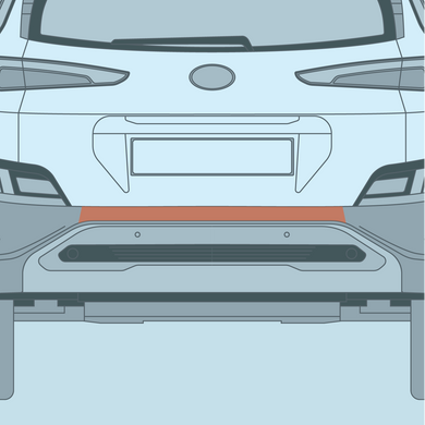Hyundai - 1st Gen - Kona - Trunk Ledge PPF