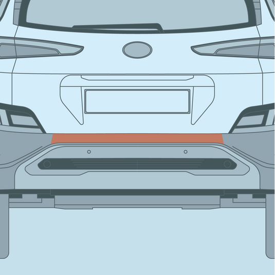 Hyundai - 1st Gen - Kona - Trunk Ledge PPF