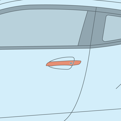 Hyundai - 2nd Gen - Veloster - Door Handle PPF