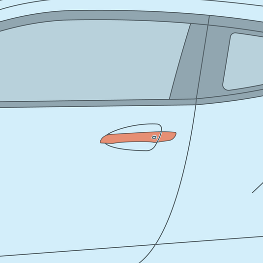 Hyundai - 2nd Gen - Veloster - Door Handle PPF