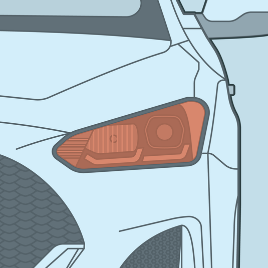 Hyundai - 2nd Gen - Veloster - Headlight PPF