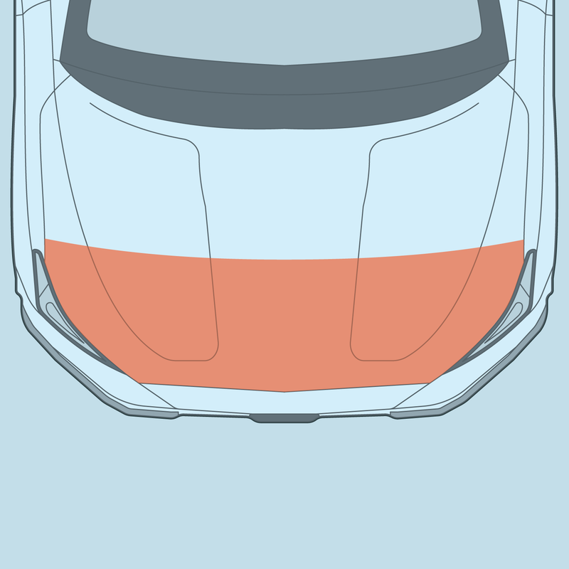 Load image into Gallery viewer, Hyundai - 2nd Gen - Veloster - Partial Hood PPF
