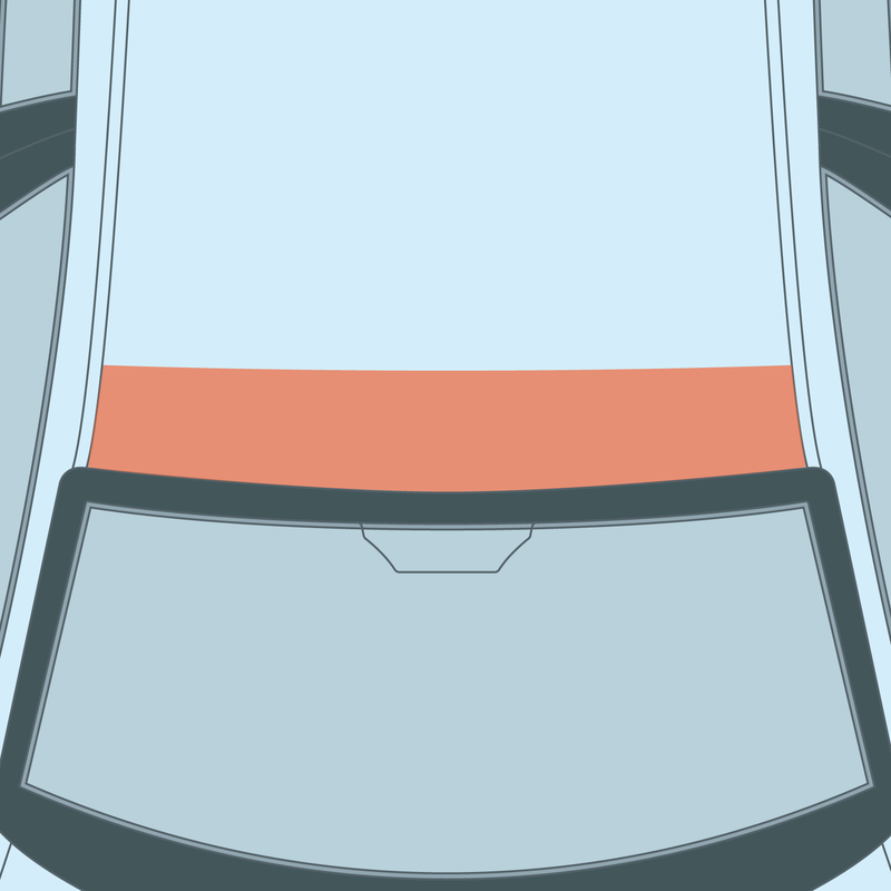 Load image into Gallery viewer, Hyundai - 7th Gen - Elantra - Partial Roof PPF
