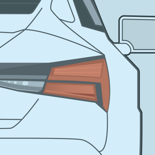 Hyundai - 7th Gen - Elantra - Taillight PPF