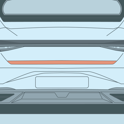 Hyundai - 7th Gen - Elantra - Trunk Ledge PPF