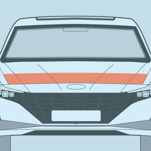 Hyundai - 7th Gen - Elantra - Partial Hood PPF