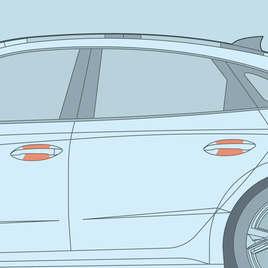 Hyundai - 8th Gen/8th Gen FL - Sonata - Door Cup PPF