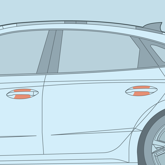 Hyundai - 8th Gen/8th Gen FL - Sonata - Door Cup PPF