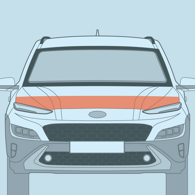 Hyundai - 1st Gen - Kona - Partial Hood PPF