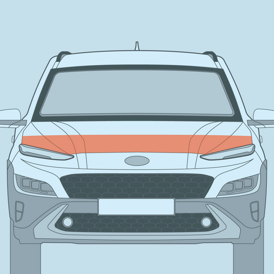 Hyundai - 1st Gen - Kona - Partial Hood PPF