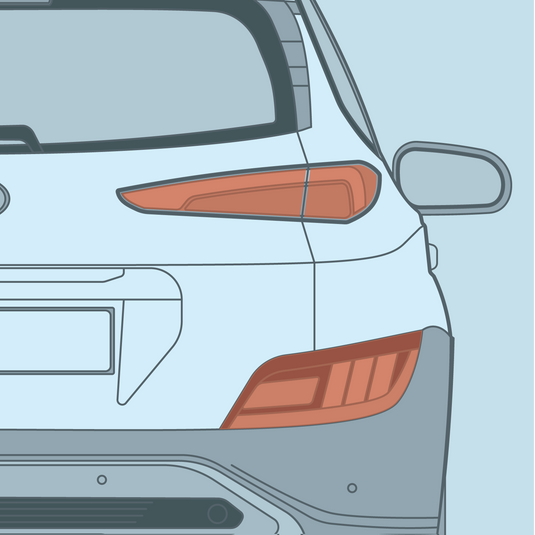 Hyundai - 1st Gen - Kona - Taillight PPF